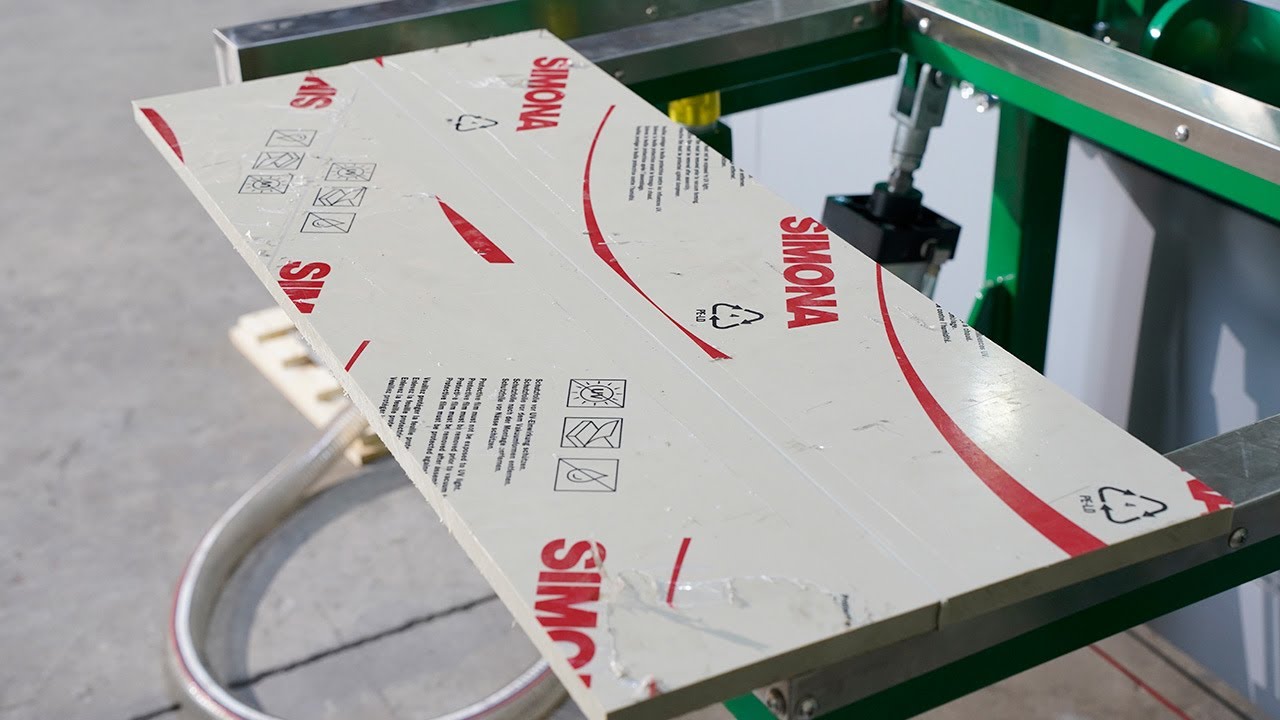 SWT-PH3000(3M) HDPE/PP Sheet Butt Fusion Welding Machine - Horizontal Welding Demonstration