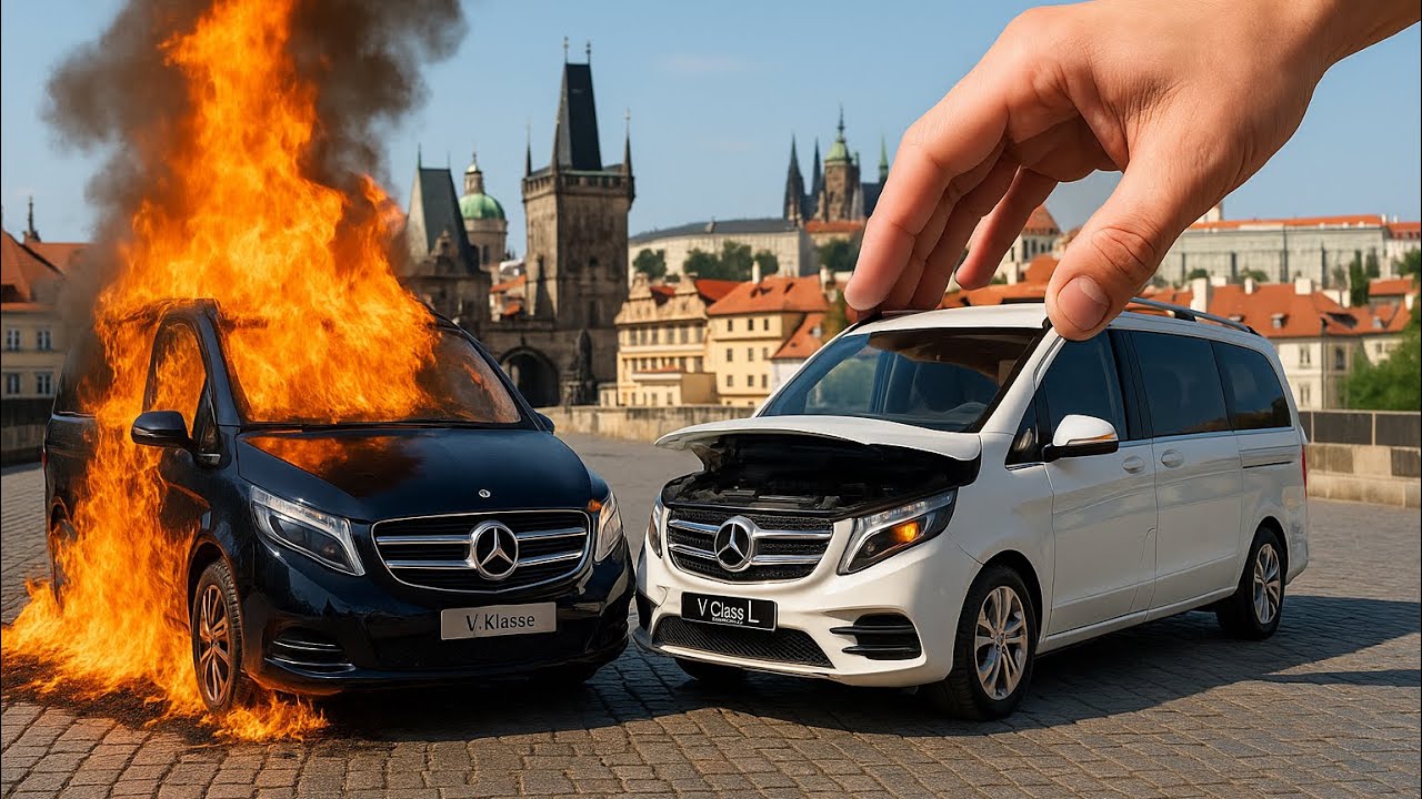 Discover The Differences Between Mercedes-Benz MPV V-Class Amg & V260L 1:18 Scale Diecast Model Cars