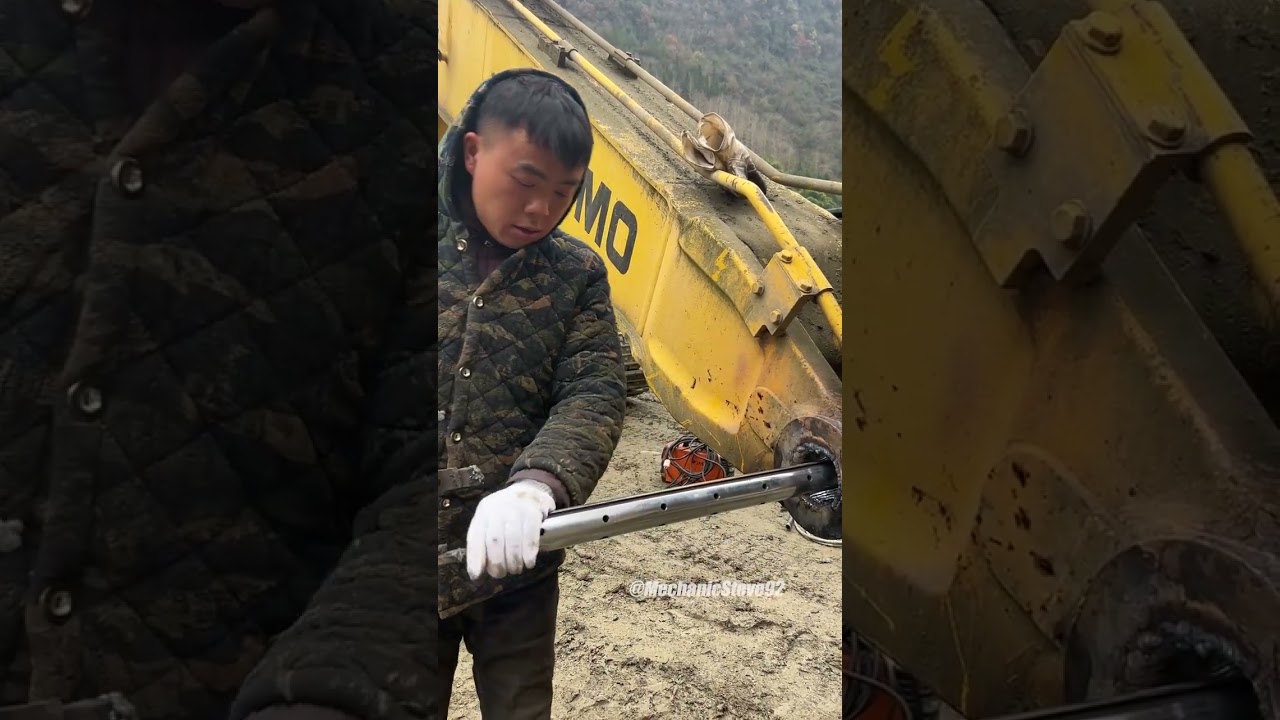 Excavator Boom and Arm Linkage Fork Repair