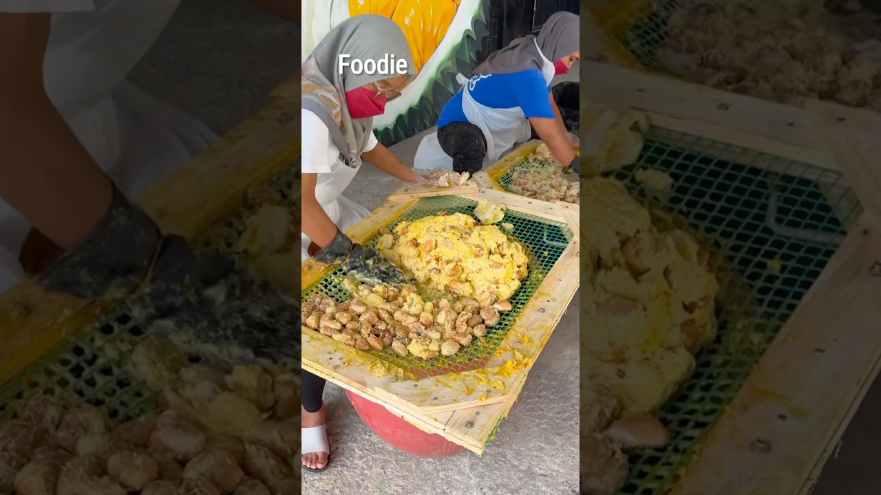 Durian Tempoyak Making Process 😋