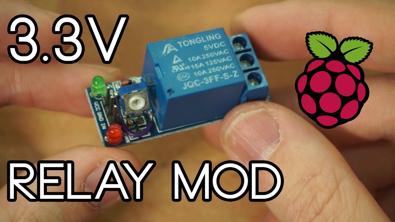 How to make 5V relay work on raspberry pi (hack)