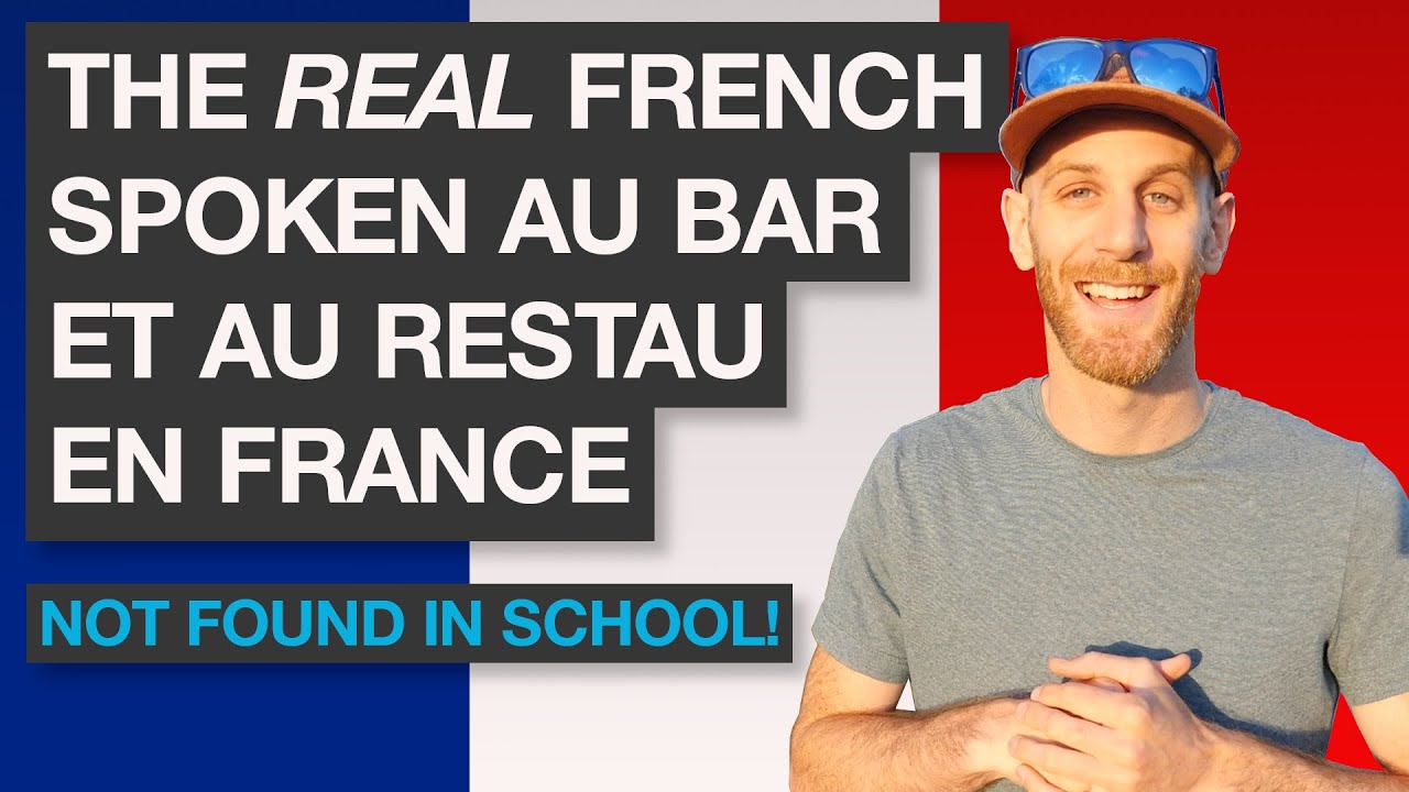 🇫🇷 Bar & Restaurant French you WON'T learn in class! - Real, everyday French.🍴🍻
