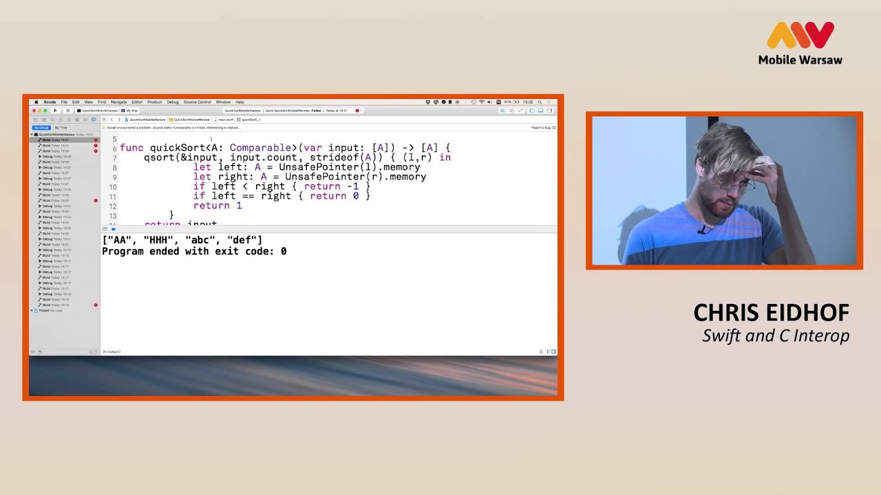 Mobile Warsaw Edition #1 - Chris Eidhof - Swift and C Interop