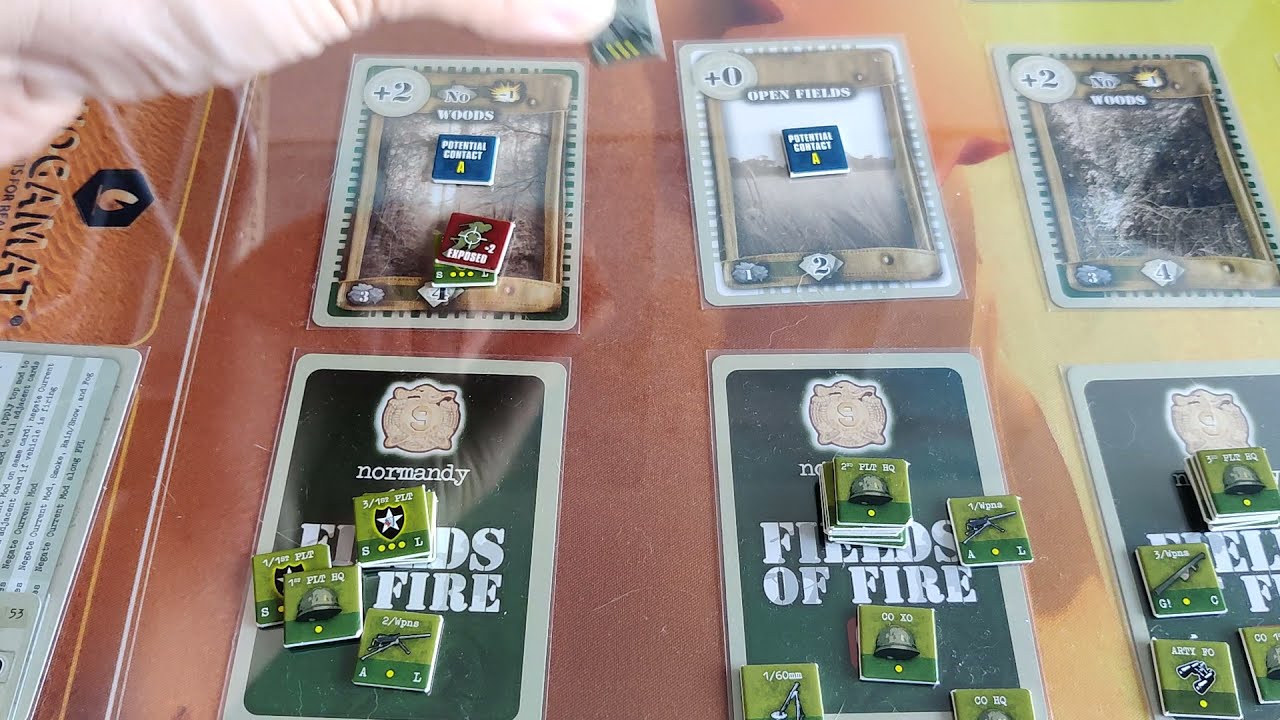 Fields of Fire GMT games [Review] FR principes et avis