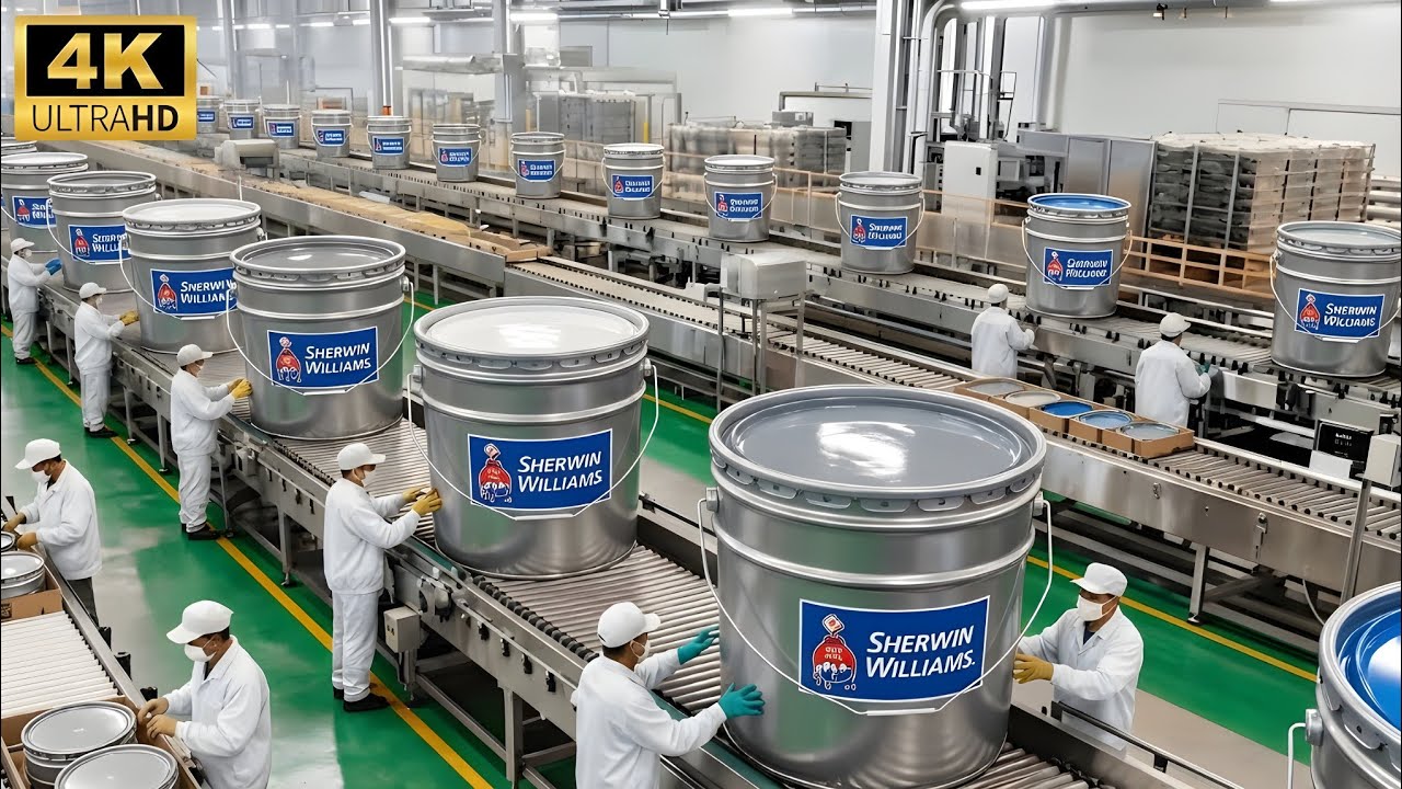 Inside USA&rsquo;s Top Paint Factory | Sherwin-Williams Production Process