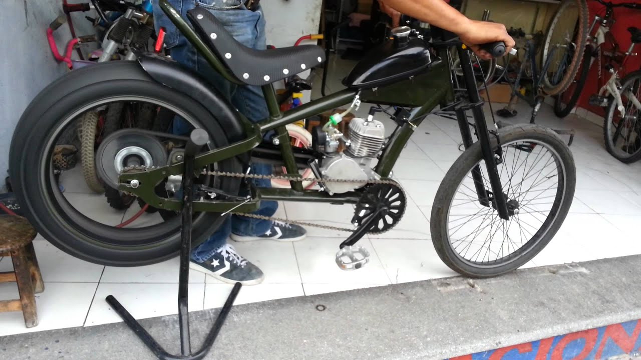 BICICLETA CHOPPER CON MOTOR 80 cc (2)