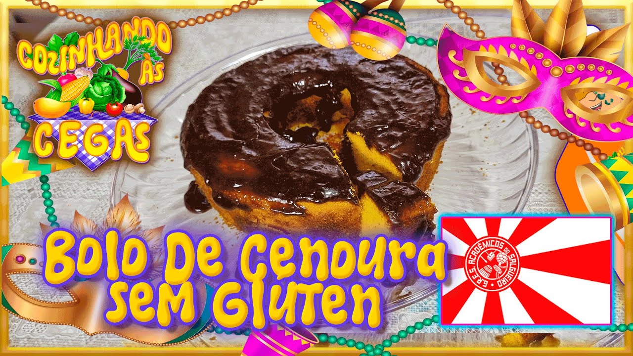BOLO DE CENOURA SEM GLÚTEN – FOFINHO QUE DERRETE! (SALGUEIRO)