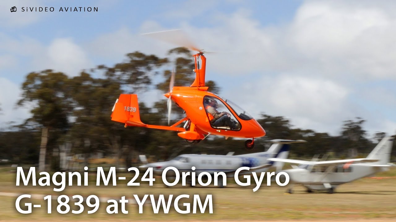 Magni M-24 Orion Gyrocopter (G-1839) on RW27 at White Gum Air Park (YWGM).