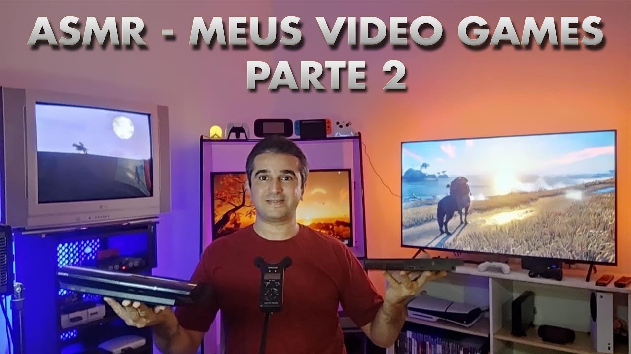 ASMR - MEUS VIDEO GAMES - VOZ SUAVE E SUSSURROS - PARTE 2