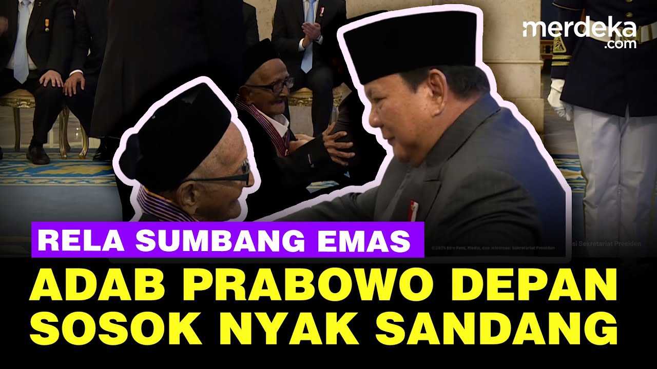 Adab Prabowo Depan Nyak Sandang, Sosok Berjasa Sumbang Emas untuk RI Beli Pesawat Pertama