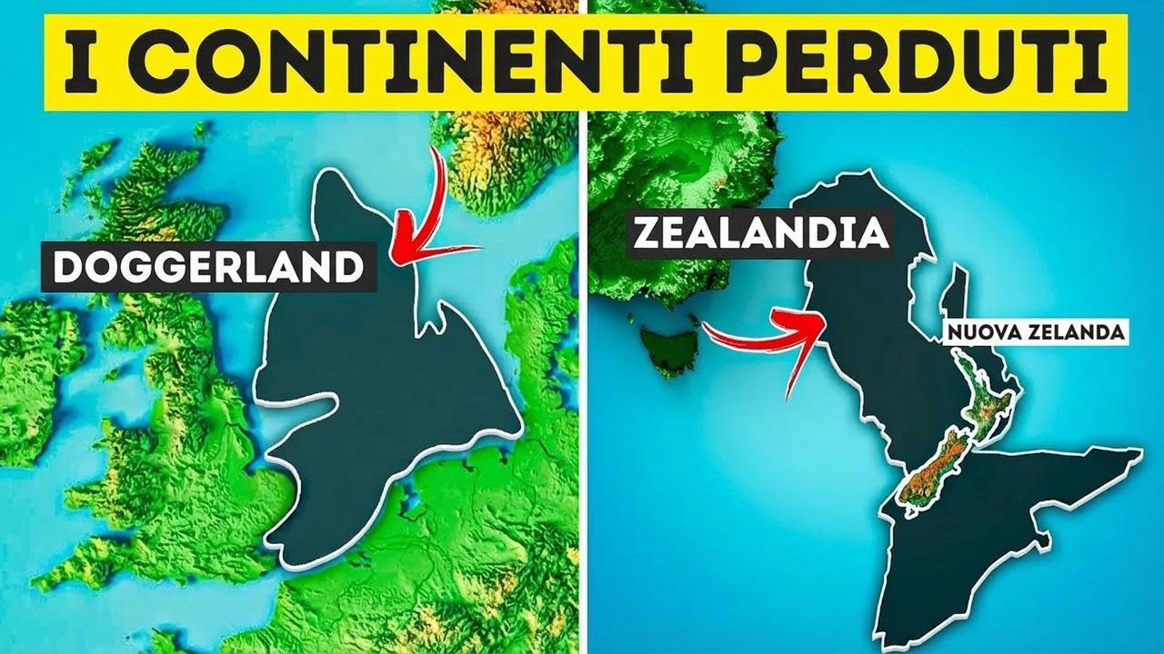 Continenti scomparsi: le terre che non esistono più