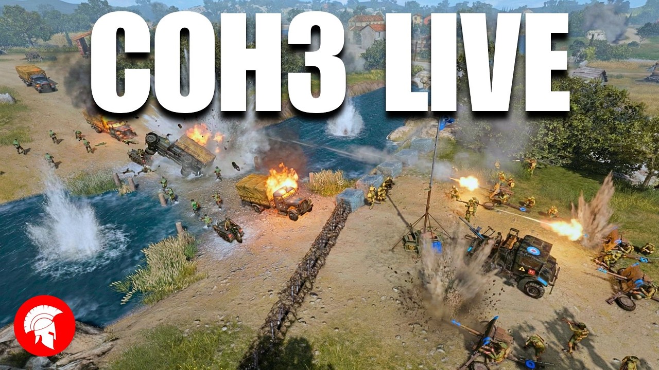 ⭐⭐⭐Company of Heroes 3 Live!⭐⭐⭐High Elo Action!⭐⭐⭐Achilles Gaming!