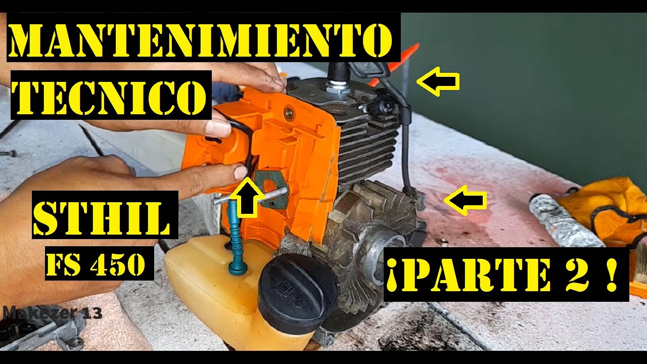 Como hacer el MANTENIMIENTO TECNICO a tu DESBROZADORA O MOTOGUADAÑA.