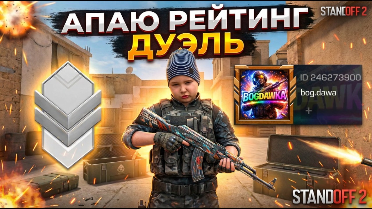 АПАЮ РЕЙТИНГ В ДУЭЛИ | STANDOFF 2 | ВЫХОД В ГОЛДУ ИЛИ ФЕЙЛ? 😱🔥