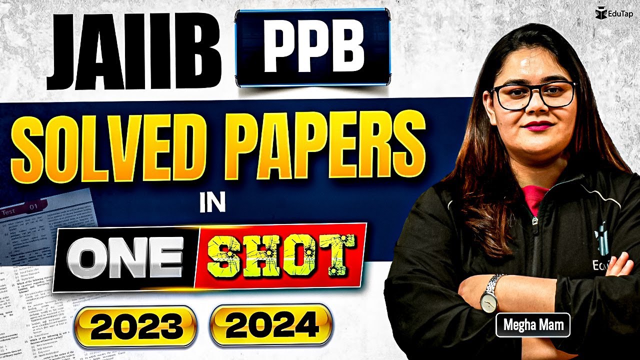 JAIIB PPB Previous Year Question Paper | JAIIB PPB Memory Based Solved Questions | JAIIB EduTap