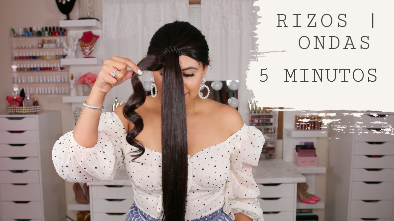 ONDAS | RIZOS  F&aacute;ciles Y Rapidos en 5 Minutos |Fashionbycarol