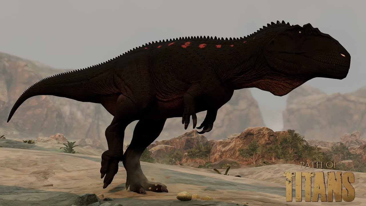 GIGANOTOSSAURO NO REALISMO EXTREMO: A DISPUTA MAIS INSANA DO DESERTO 🦖🔥  |Path Of Titans