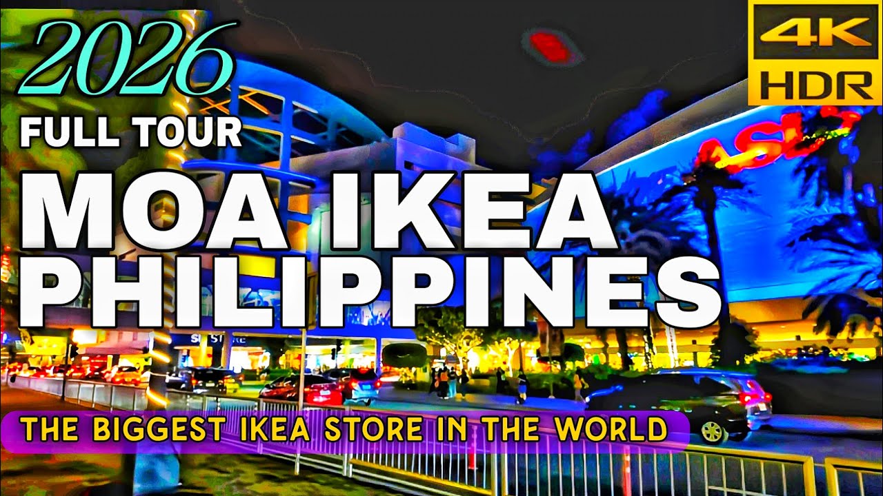 IKEA Mall Of Asia 2026 |This IKEA Is MASSIVE! SM By The Bay Night Walking Tour |4K HDR|Philippines 