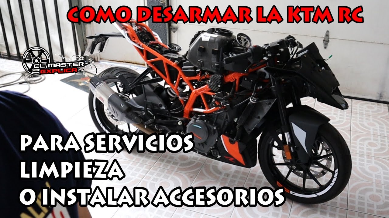 Desarmando la KTM RC | para limpieza, servicios e instalar accesorios