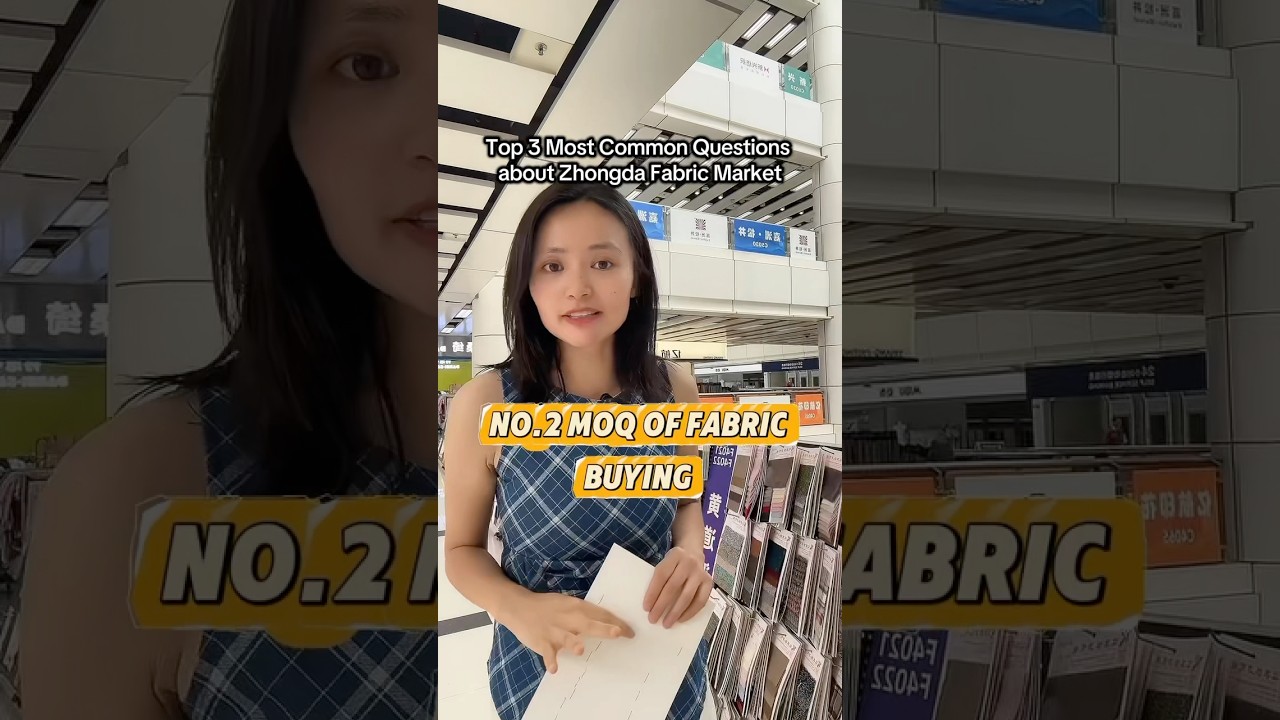 3 most asked questions about the Guangzhou Zhongda Fabric Wholesale Market #wholesalefabric #fabric