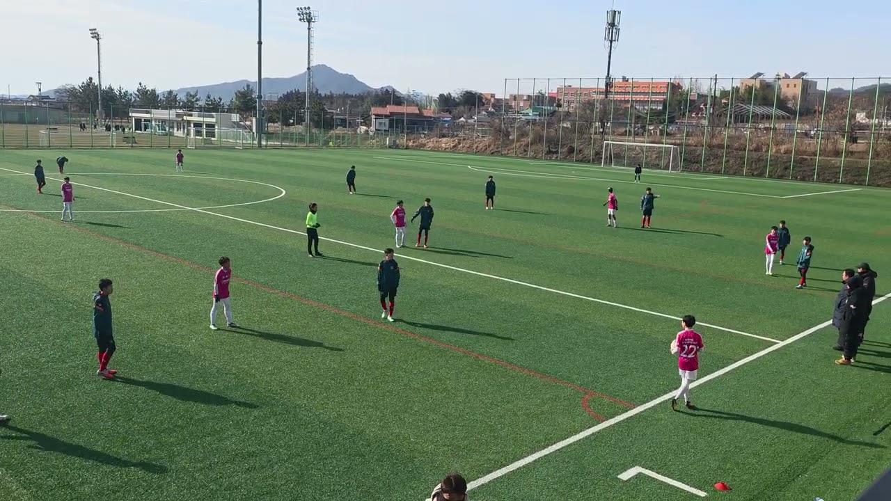 [20260120 강진전지훈련] 강진청자FC.15 vs 의왕FC(전반/신입생)