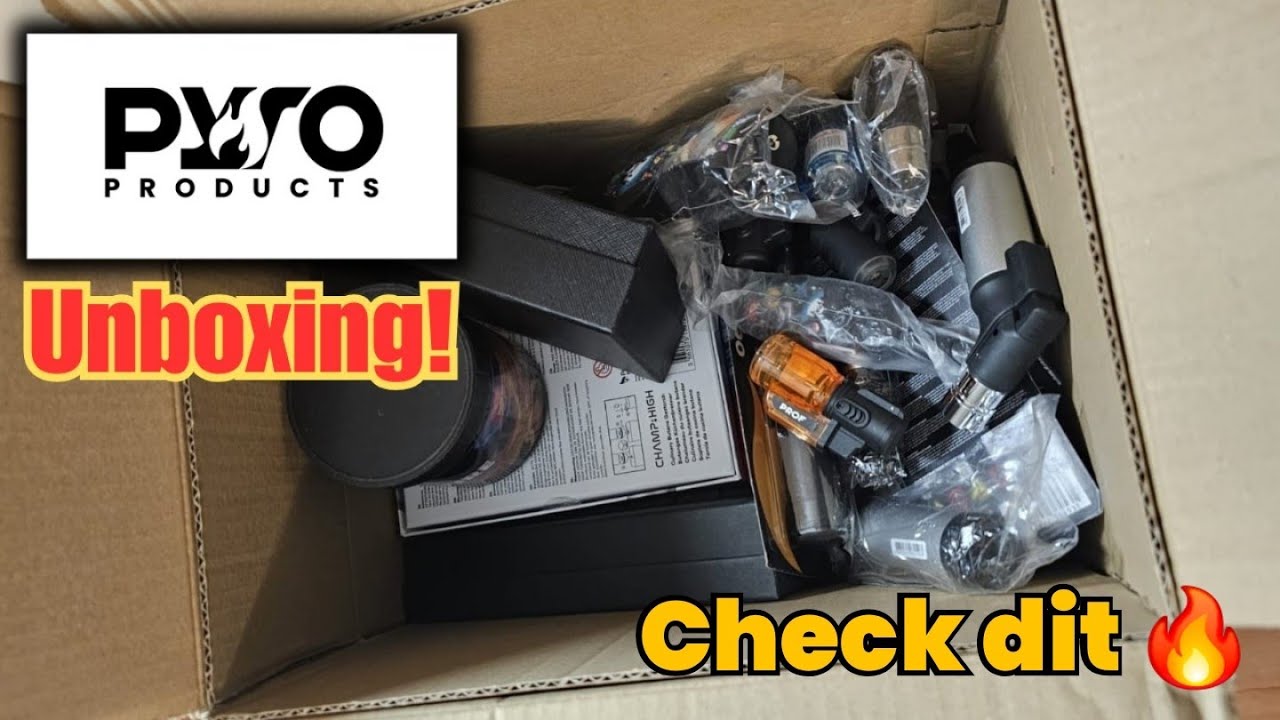 Unboxing PyroProducts Vuurwerk 2025 - 2026 + Kortingscode