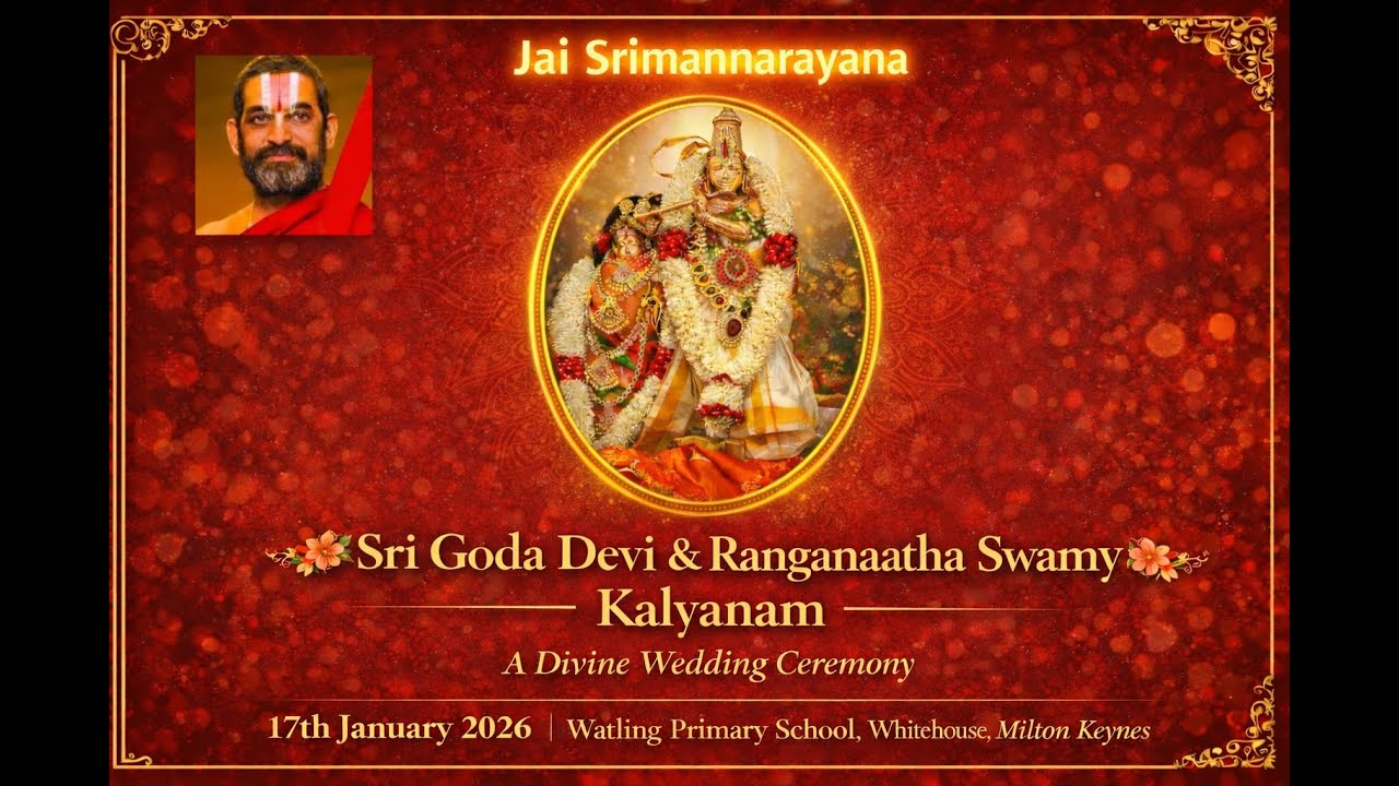 Sri Goda Ranganaatha Kalyanam | JETUK Milton Keynes Chapter | January 2026