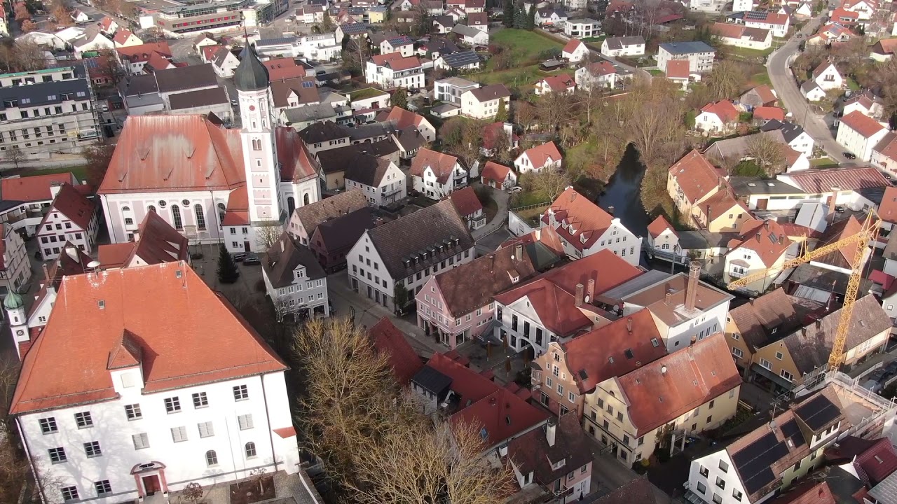 Quik Drone Footage - Burgau - Bavaria Germany