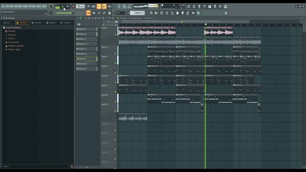 Sideways Trippin - Trap beat -  FL Studio