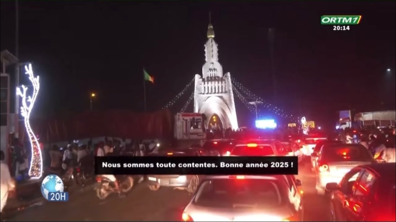 Passage au Nouvel An 2025 : Bamako by night #NouvelAn2025