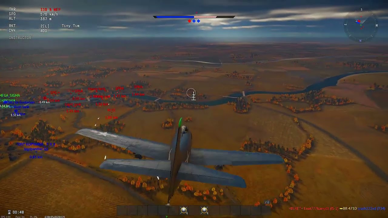 War Thunder Panters Attacks  German Editions 1080p60fps