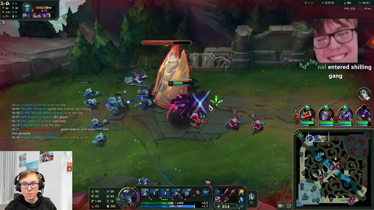 Thebausffs với Volibear khiến top team bạn ngộp thở