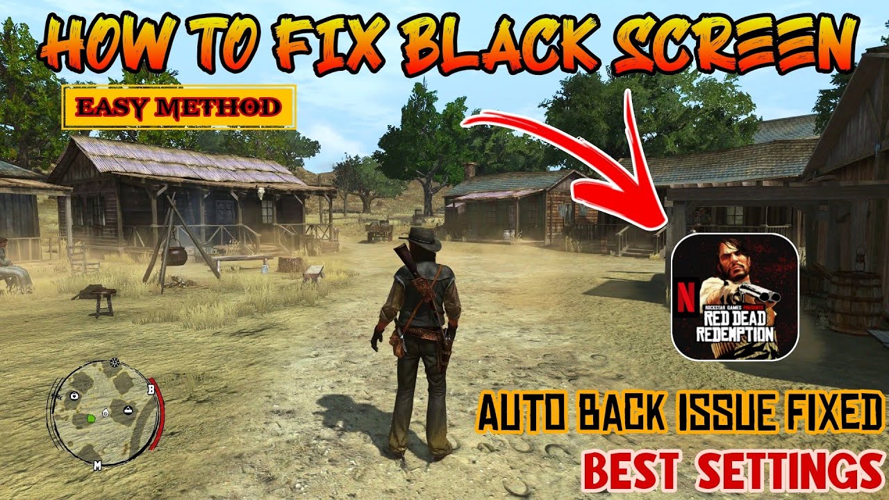 HOW TO FIX BLACK SCREEN IN RDR MOBILE | AUTO BACK ISSUE FIXED | 100% WORKING