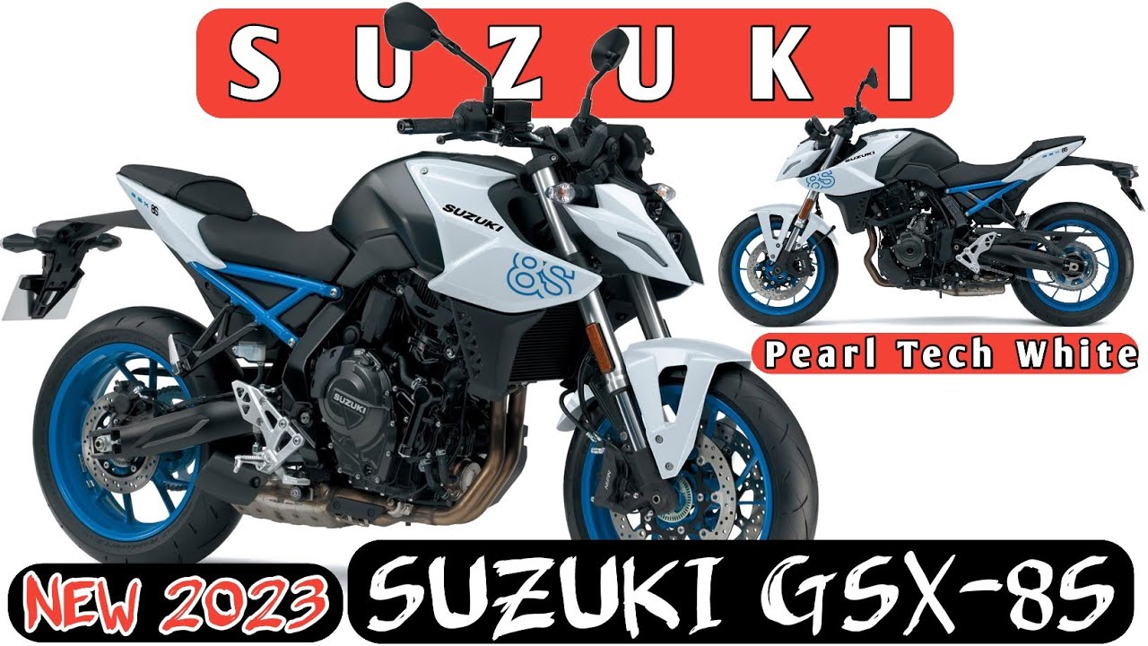 2023 NEW SUZUKI GSX 8S Pearl Tech White Detaillook