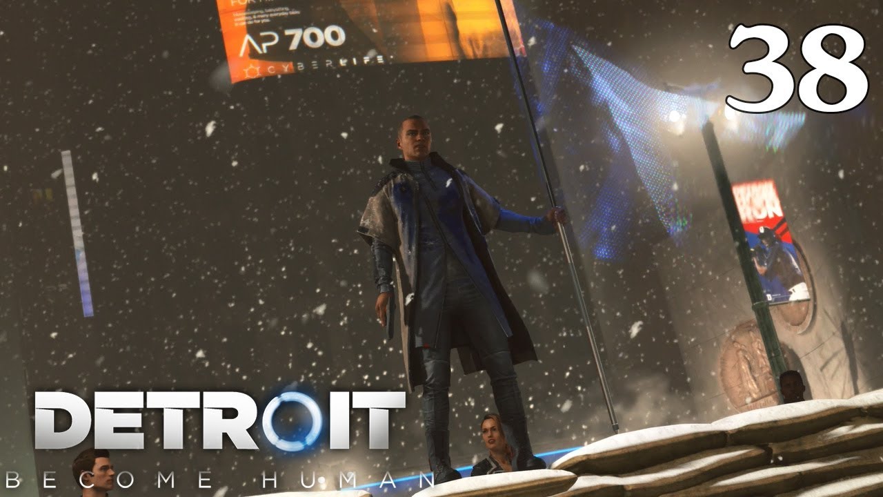 Detroit: Become Human - 100% Walkthrough: Part 38 - Battle for Detroit: Markus Revolution