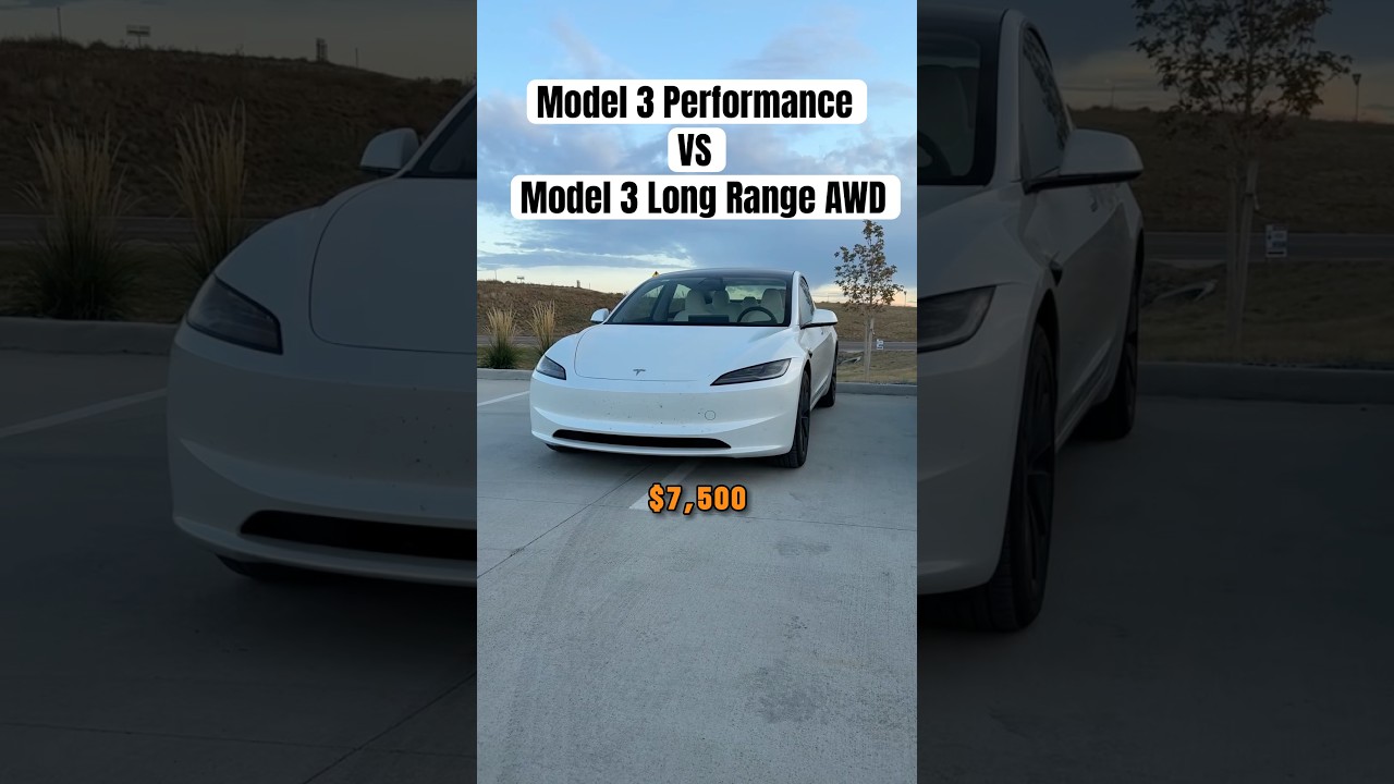 Is the Model 3 Performance Worth $7,500 More Than AWD? 🤔😳