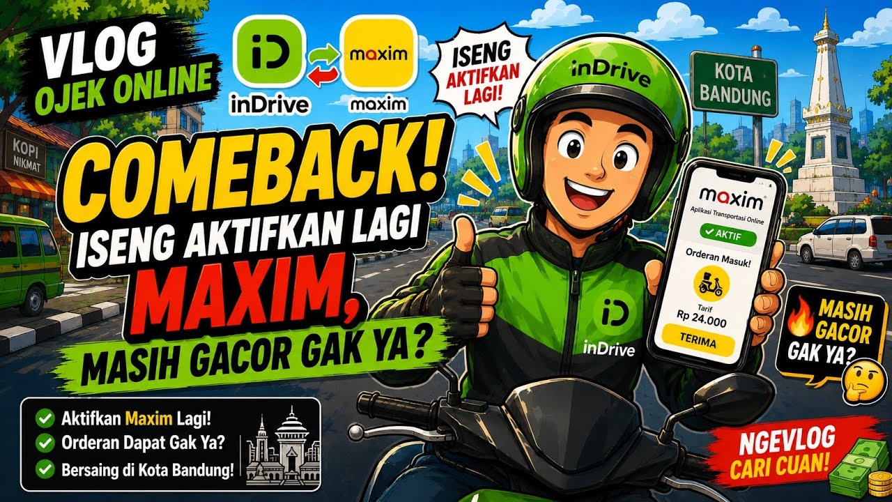 COMEBACK! Iseng Aktifkan Lagi Maxim, Masih Gacor Gak Ya?