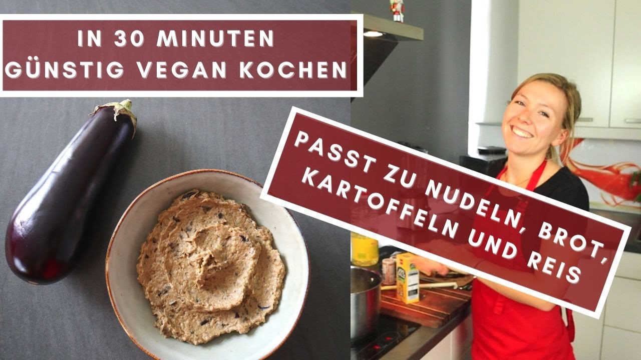Baba Ganoush | Auberginendip | vegan | einfach | g&uuml;nstig | Koch' vegan