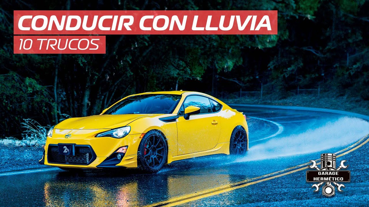 10 trucos para conducir bajo la lluvia
