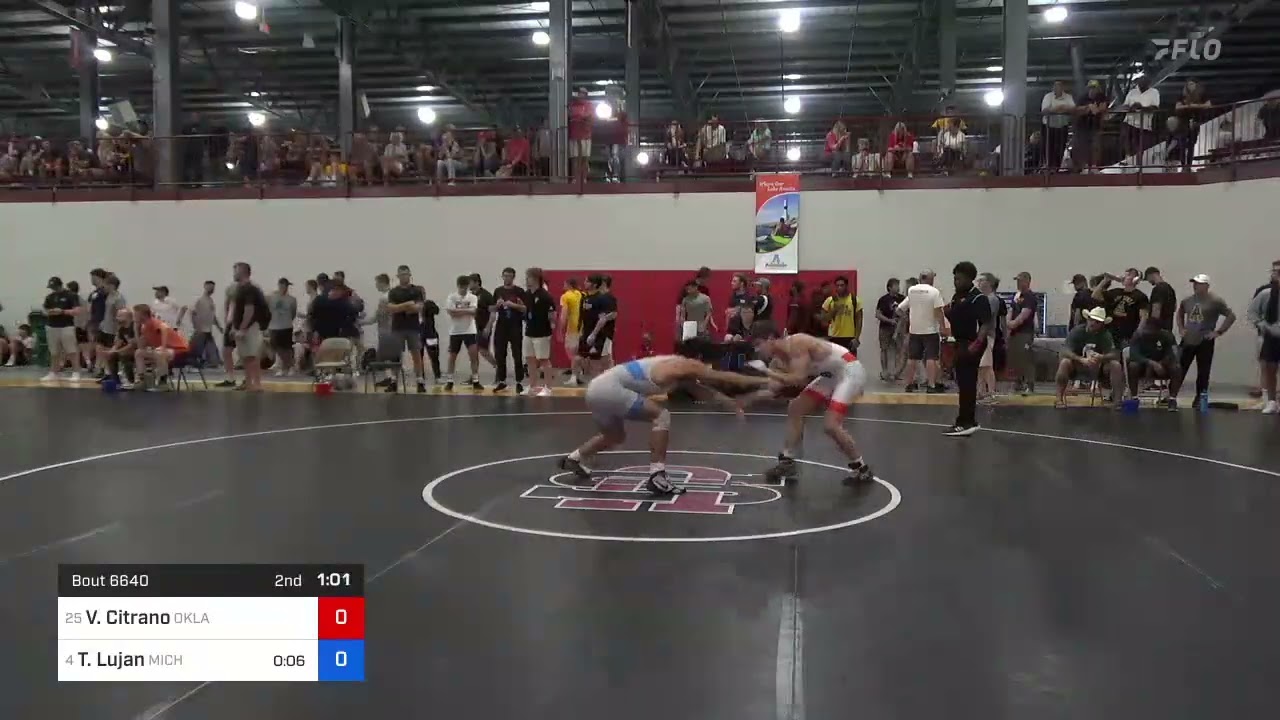 61 Kg Round Of 32 - Vincent Citrano, Oklahoma Vs Tristan Lujan, Michigan Wrestling Club D1ab