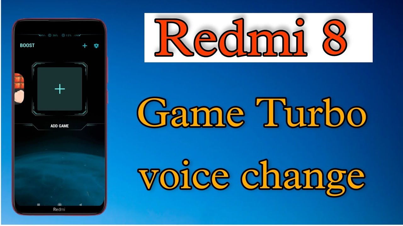 Redmi 8 How To change  Voice in game turbo // Redmi 8 setting