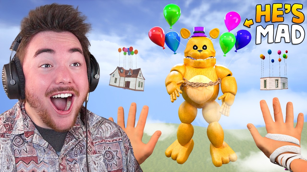 FAST FREDBEAR but his house is IN THE SKY&hellip;