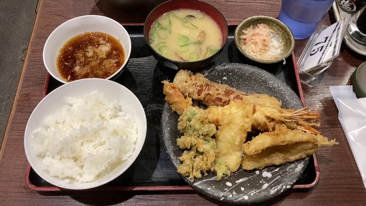Tempura Lunch at DAIKICHI in Umeda Osaka