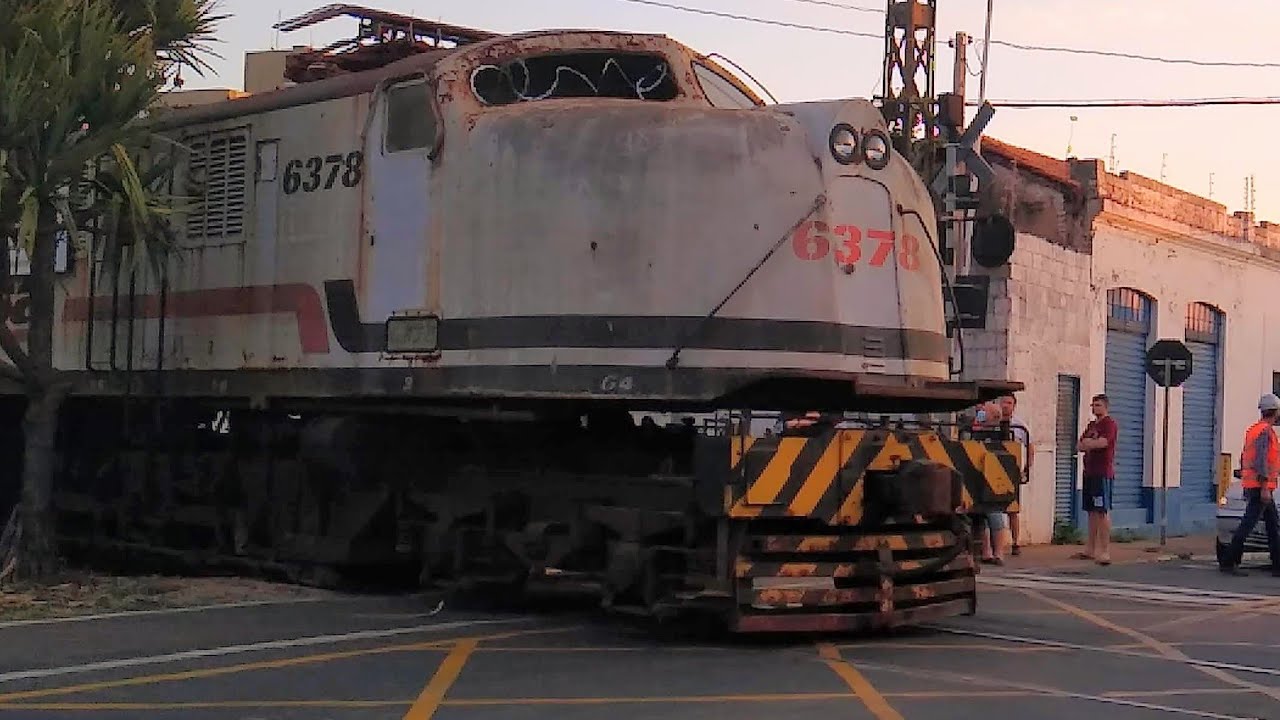 LOCOMOTIVA ELÉTRICA V8 LIDER NO PATIO ZRO EM RIO CLARO- SP