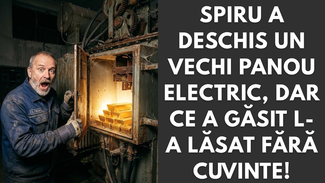 Spiru a deschis un vechi panou electric, dar ce a găsit l-a lăsat fără cuvinte!