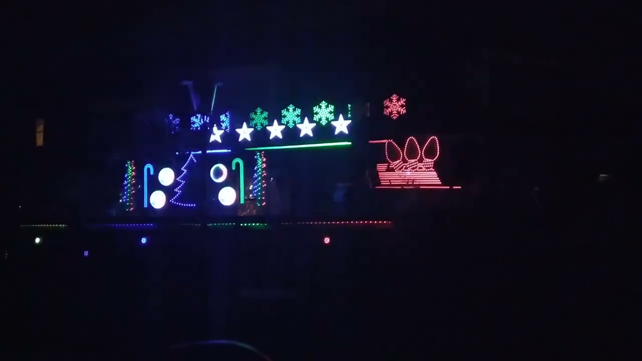 Kerst lichtshow Noordwijk 2025