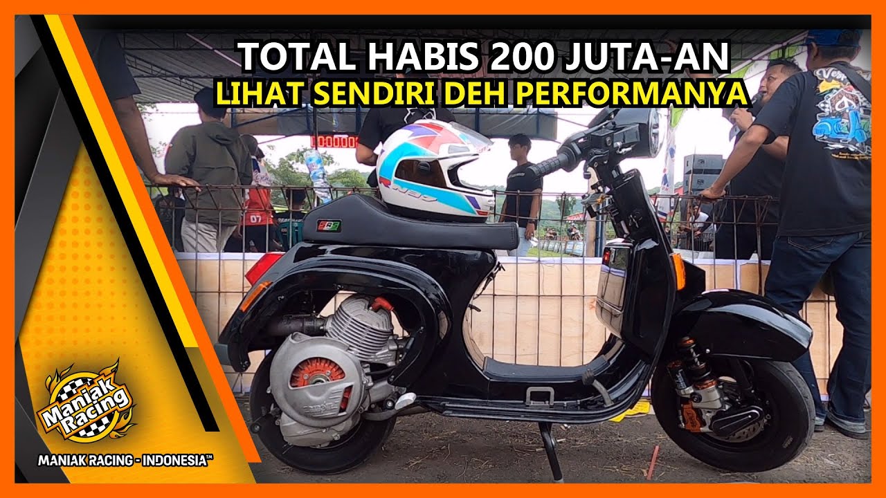 HOBI MAHAL - Habiskan 200 juta lebih untuk Bikin Vespa , Seperti ini part nya ..