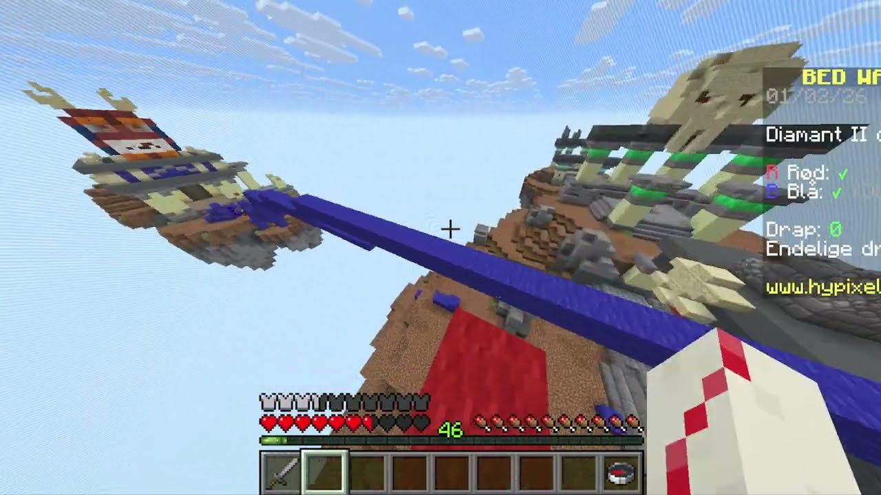 Minecraft Hypixel Bedwars 4v4
