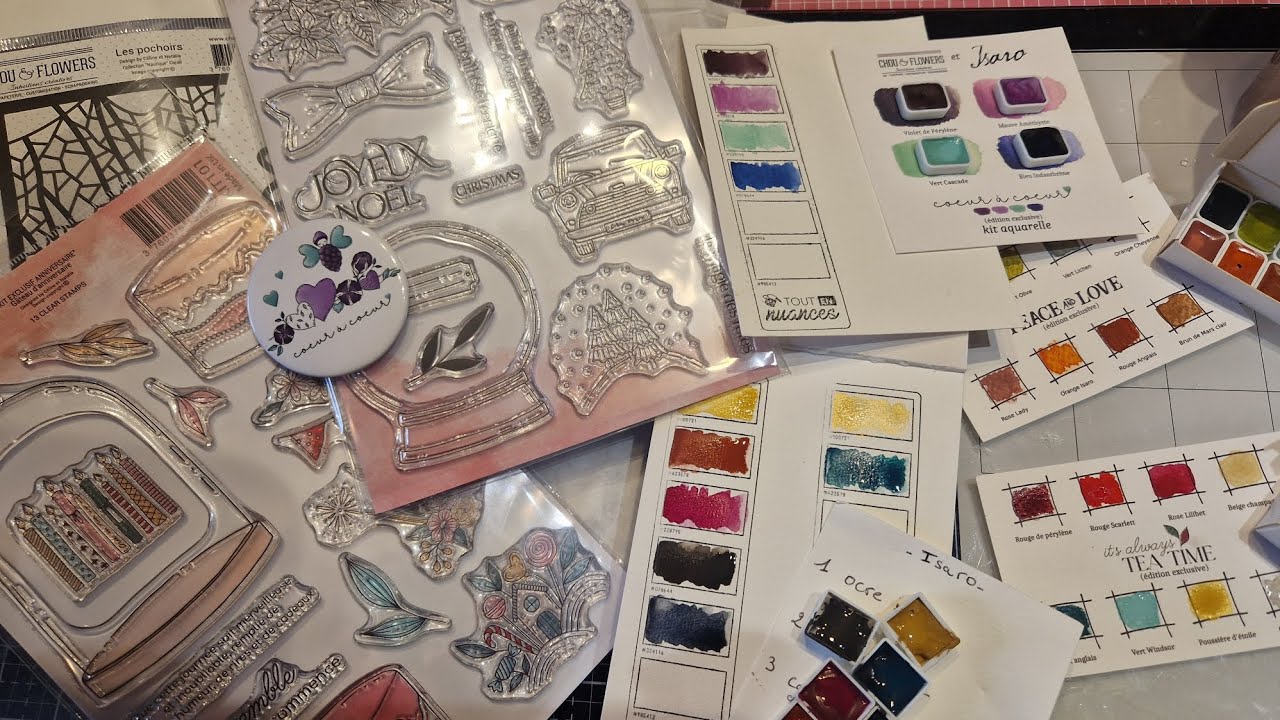 HAUL @Chouflowers et nuanciers aquarelle ISARO