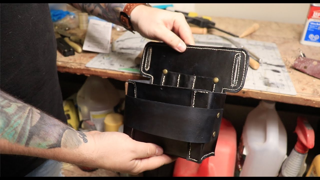 How to Make a Leather Hairstyling Tool Pouch!